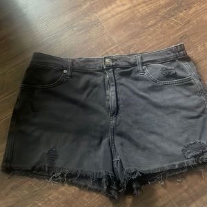 Aerie jean shorts size L